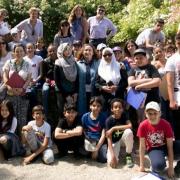 Refugee and asylum children with Salusbury World volunteers