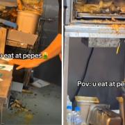 A viral video appeared to show unclean conditions in the kitchen of Pepe's in Wembley
