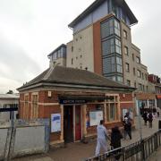 Police were called to Kenton station after a casualty on the tracks
