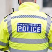 Police rescued a boy, 9, who had become stranded in the River Brent on Saturday (March 30)