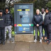 The charity has unveiled seven bins in Brent