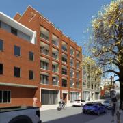 London Road Development CGI. If approved, the seven-storey building will provide 41 new flats. Image Credit: Brent Council. Permission to use with all LDRS partners