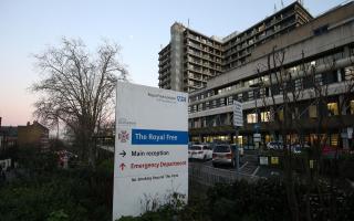 The Royal Free Hospital in Hampstead