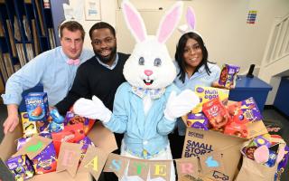 Access Self Storage collected 150 Easter eggs for Brent Food Bank