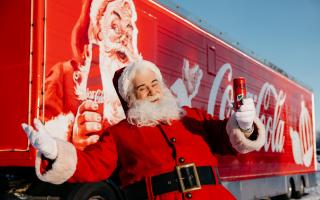 The Coca-Cola Christmas truck will be stopping in Wembley