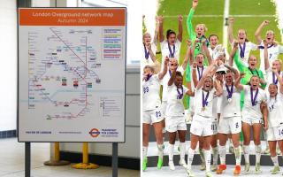 The Lioness Overground line has been named to celebrate the Euro 2022 victory of the England women's team